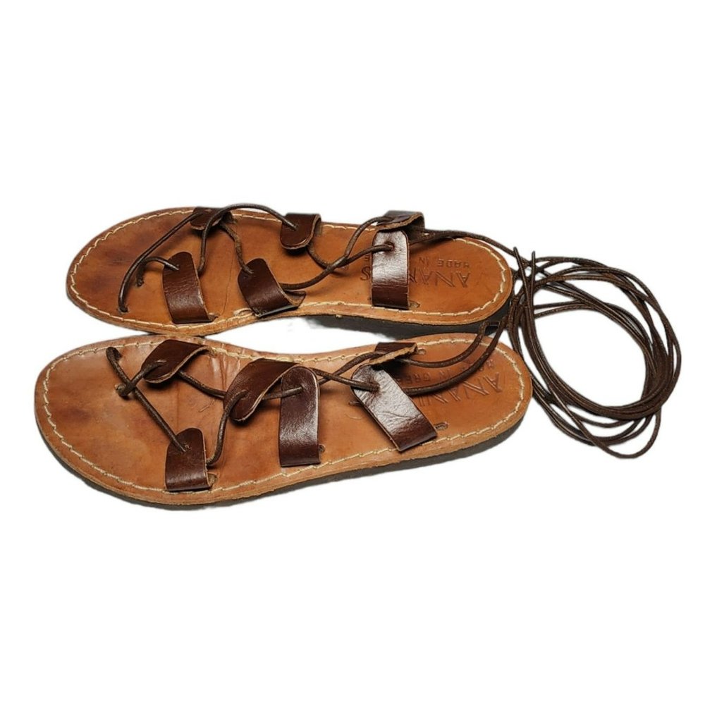 Vintage Greek gladiator sandals